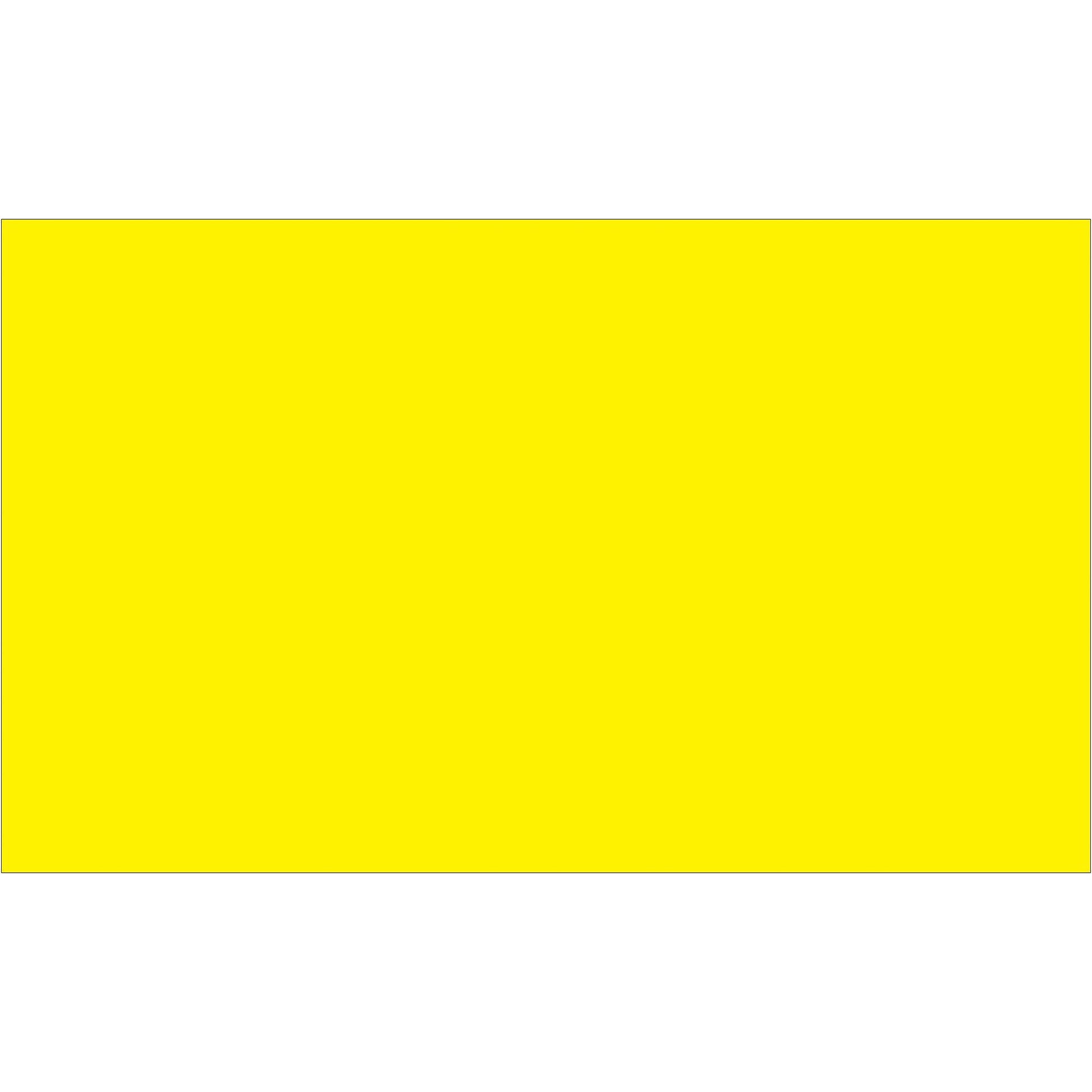 3 x 5" Fluorescent Yellow Inventory Rectangle Labels - DL632L