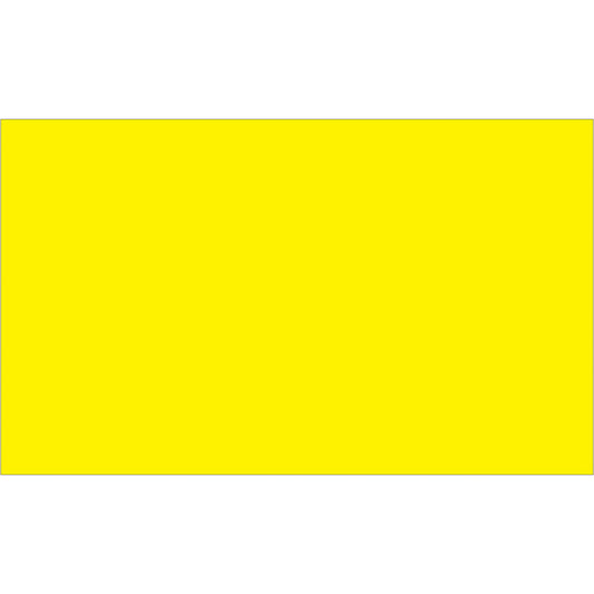 3 x 5" Fluorescent Yellow Inventory Rectangle Labels - DL632L