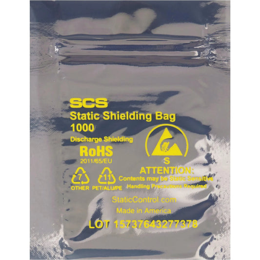 3 x 5" Reclosable Static Shielding Bags - STC307 Box Packaging Partner