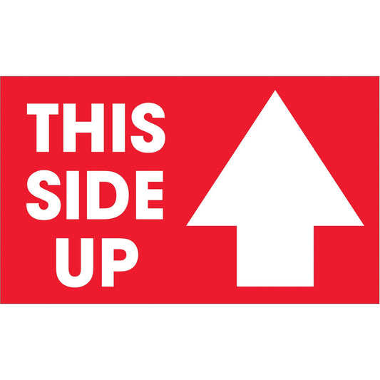 3 x 5" - "This Side Up" Arrow Labels - DL1481