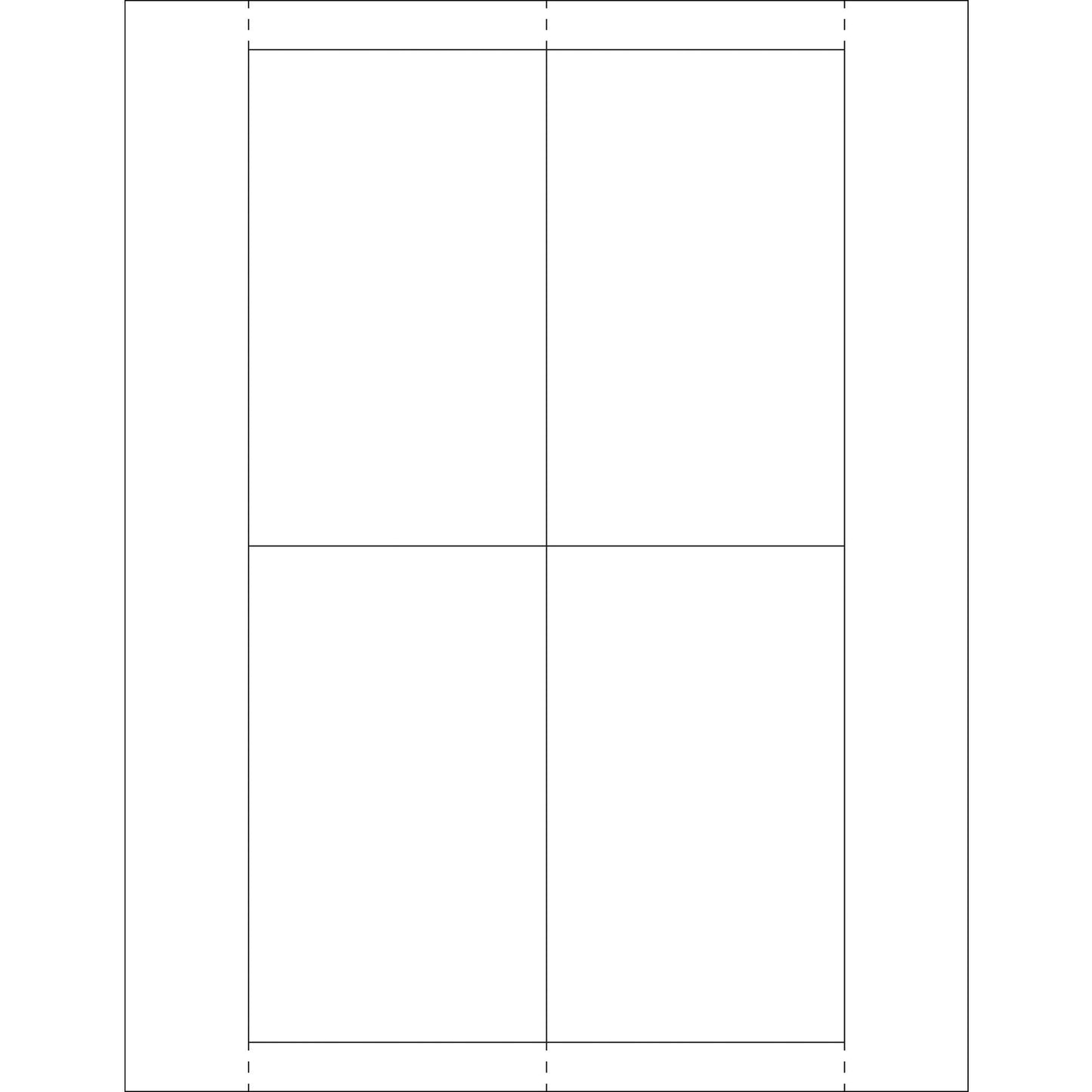 3 x 5" Vinyl Envelope Insert Cards - LH226