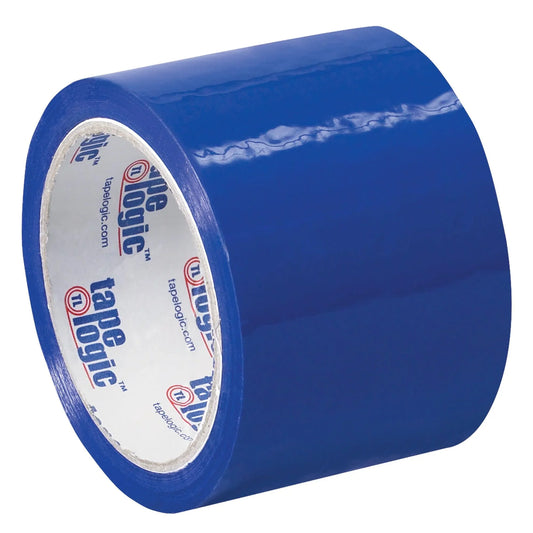 3" x 55 yds. Blue Tape Logic® Carton Sealing Tape - T90522B Box Packaging Partner