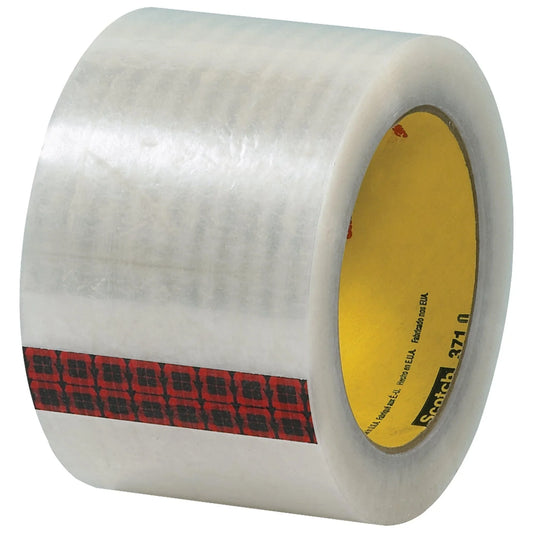 3" x 55 yds. Clear Scotch® Box Sealing Tape 371 - T906371 Box Packaging Partner