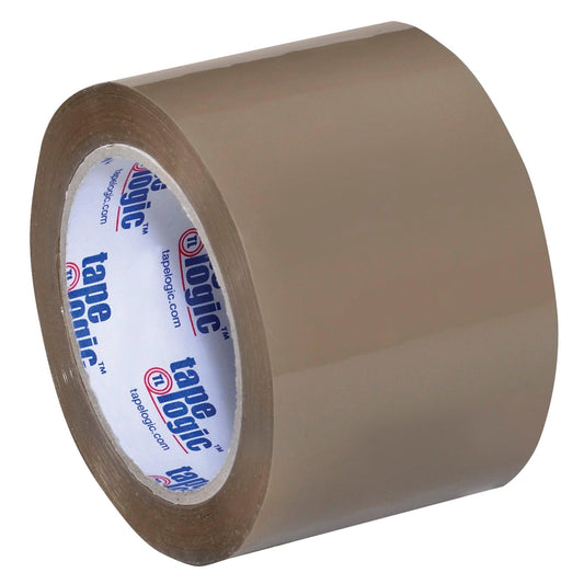 3" x 55 yds. Tan (6 Pack) Tape Logic® #350 Industrial Tape - T905350T6PK