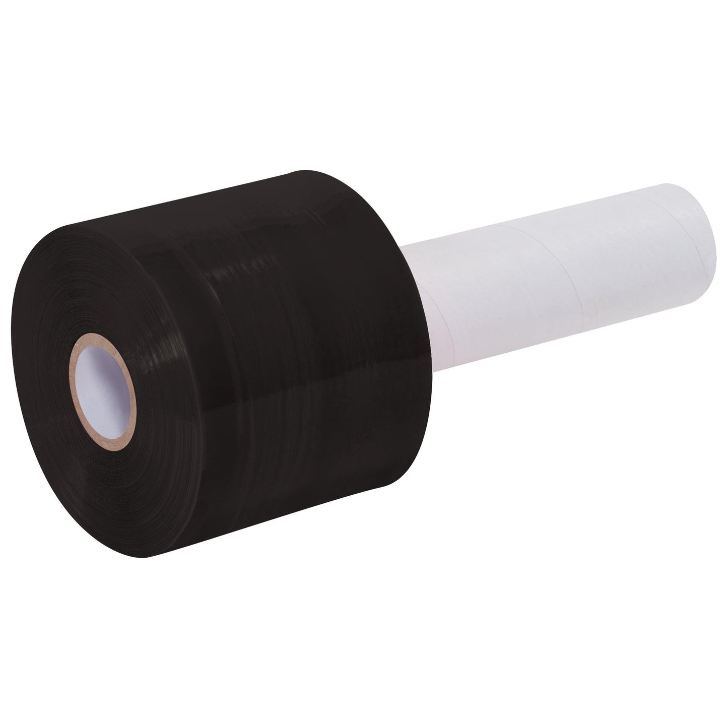 3" x 80 Gauge x 1000' Black Extended Core Bundling Film - TNBEC303BLK