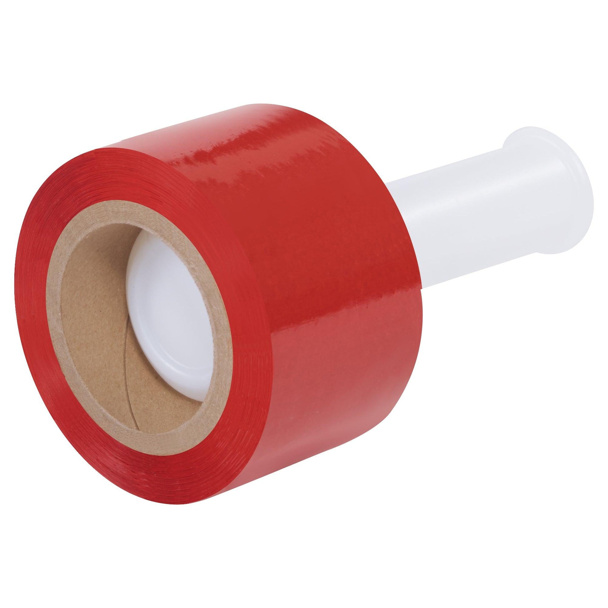 3" x 80 Gauge x 1000' Red Bundling Stretch Film - TNB303RED