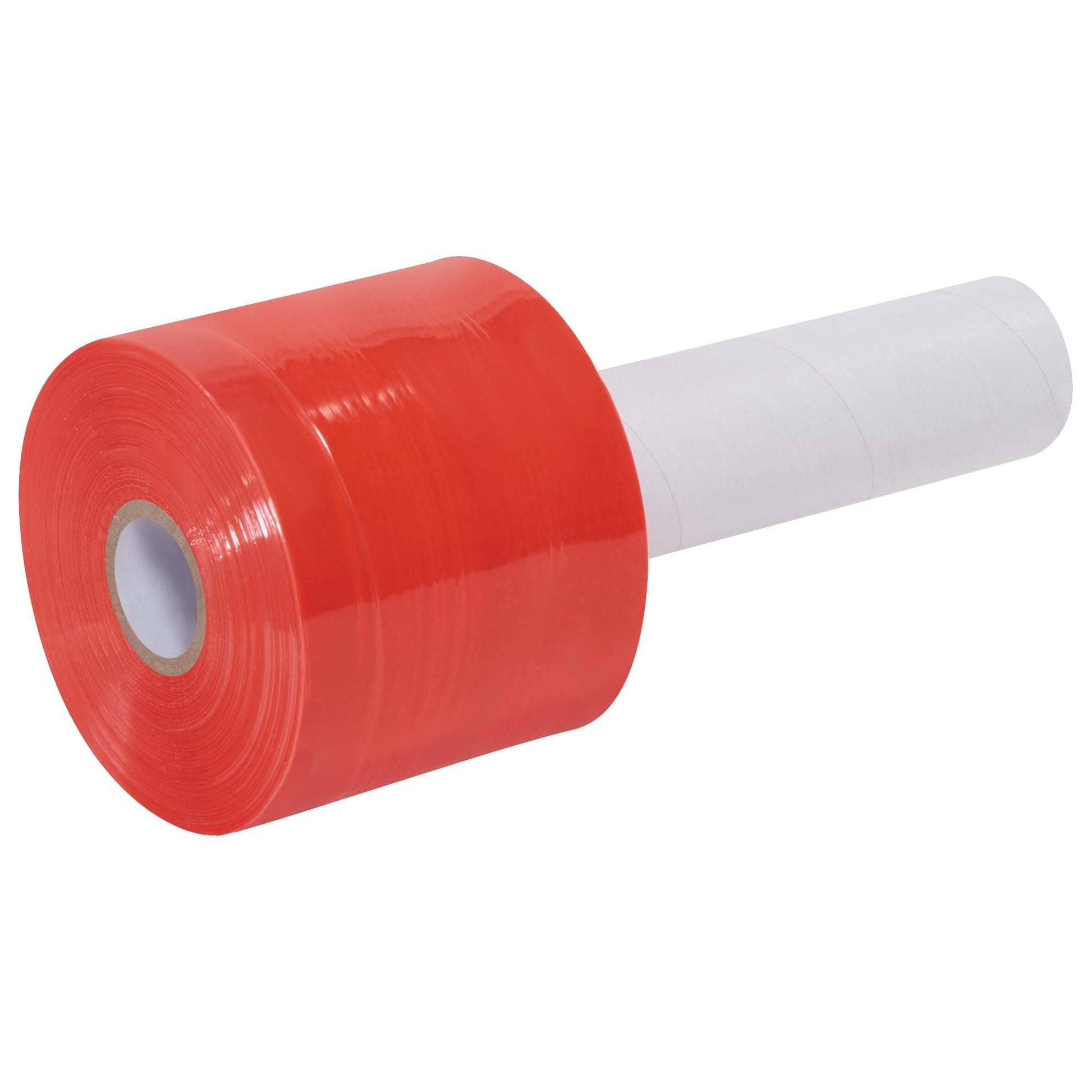 3" x 80 Gauge x 1000' Red Extended Core Bundling Film - TNBEC303RED