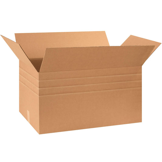 30 x 17 x 16" Multi-Depth Corrugated Boxes - MD301716