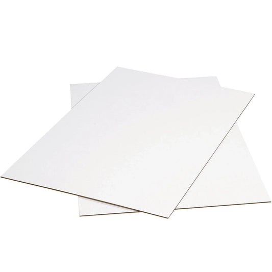30 x 40" White Corrugated Sheets - SP3040W Box Packaging Partner