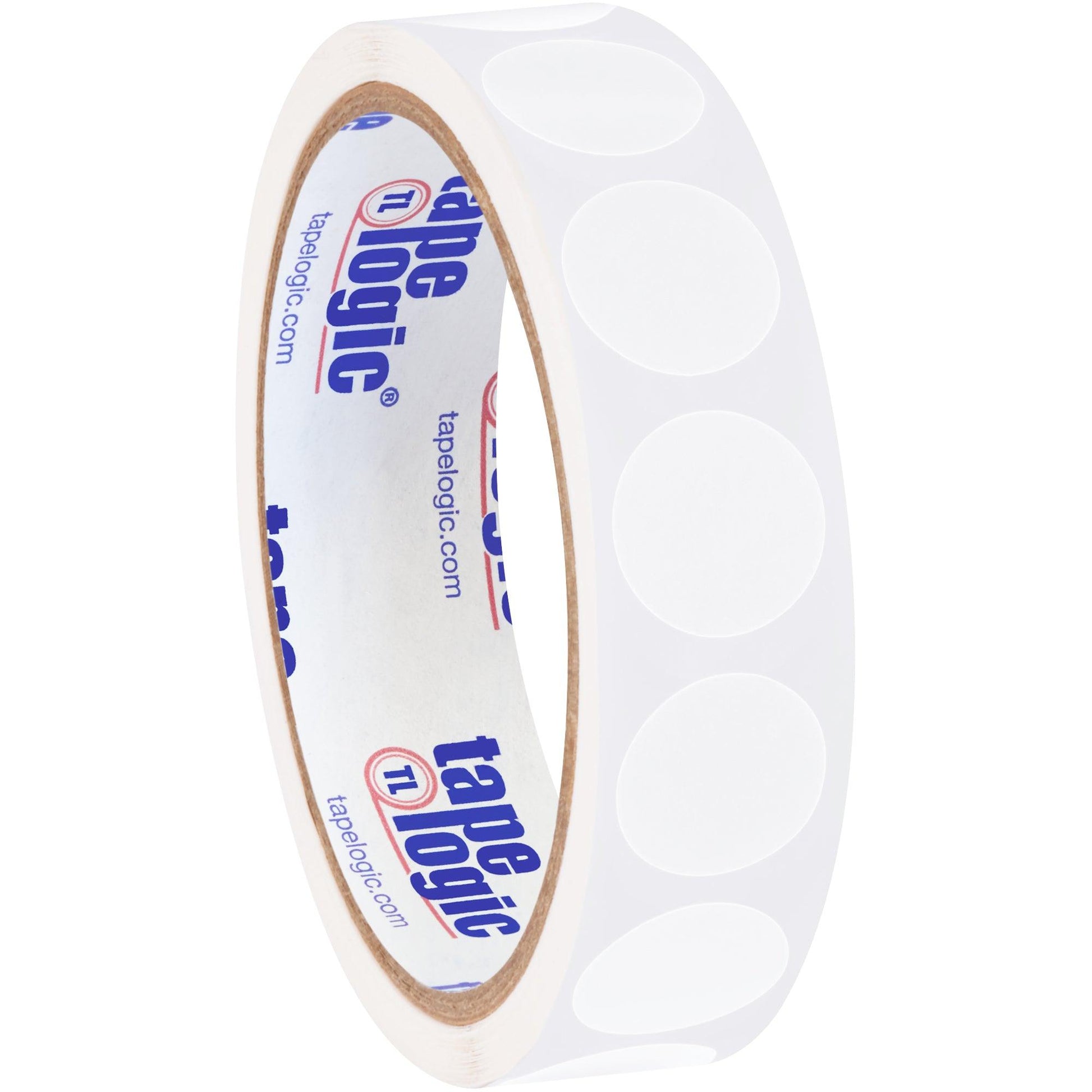 3/4" Circles - White Removable Labels - DL1388WH