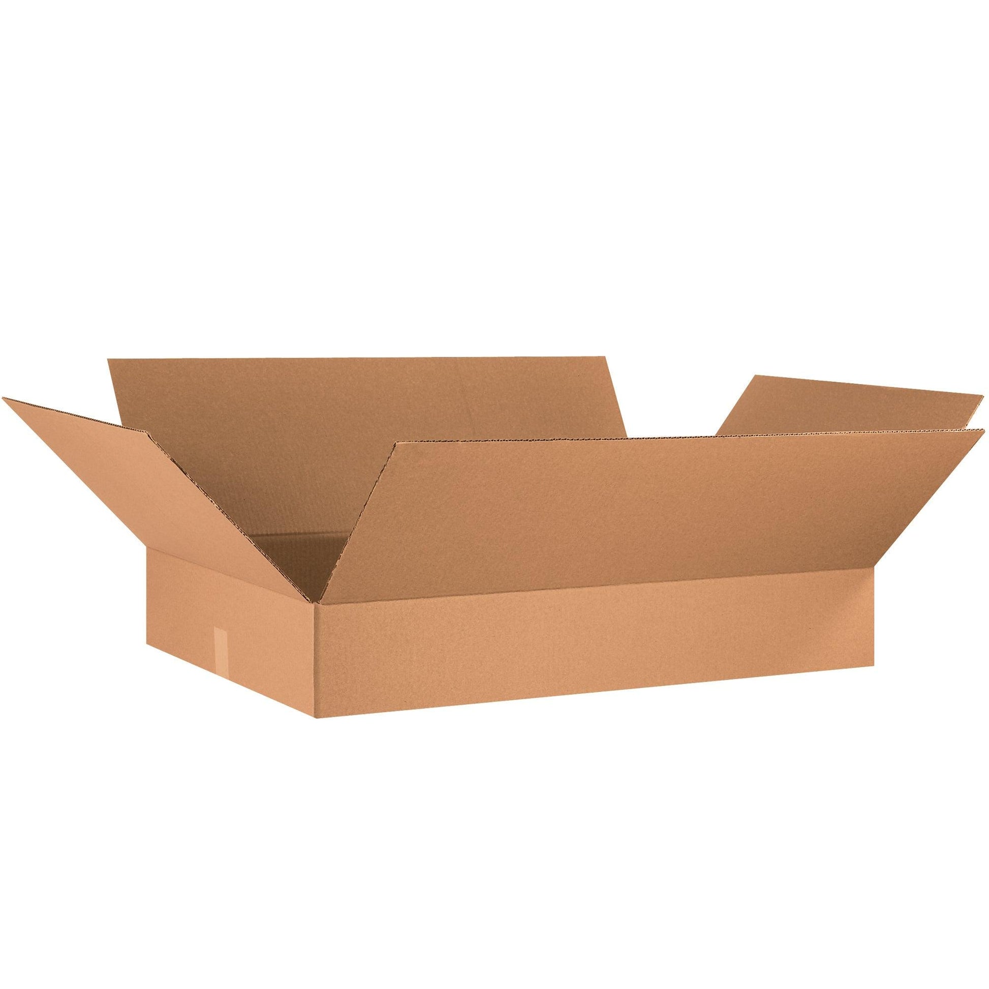 34 x 21 x 6" Flat Corrugated Boxes - 34216