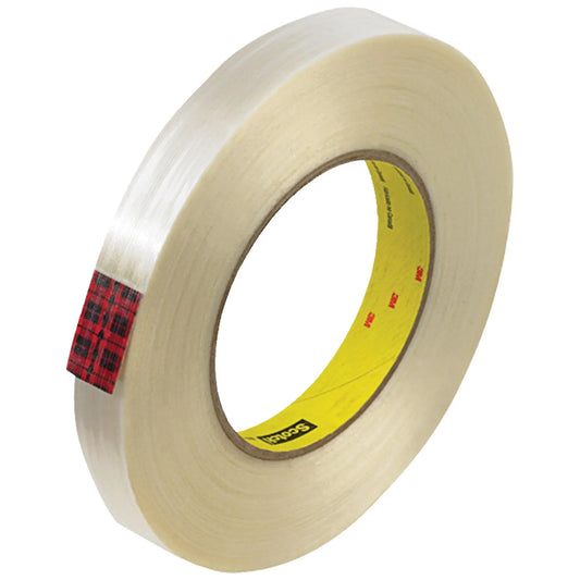 3/4" x 60 yds. (12 Pack) Scotch® Filament Tape 890MSR - T914890M12PK Box Packaging Partner