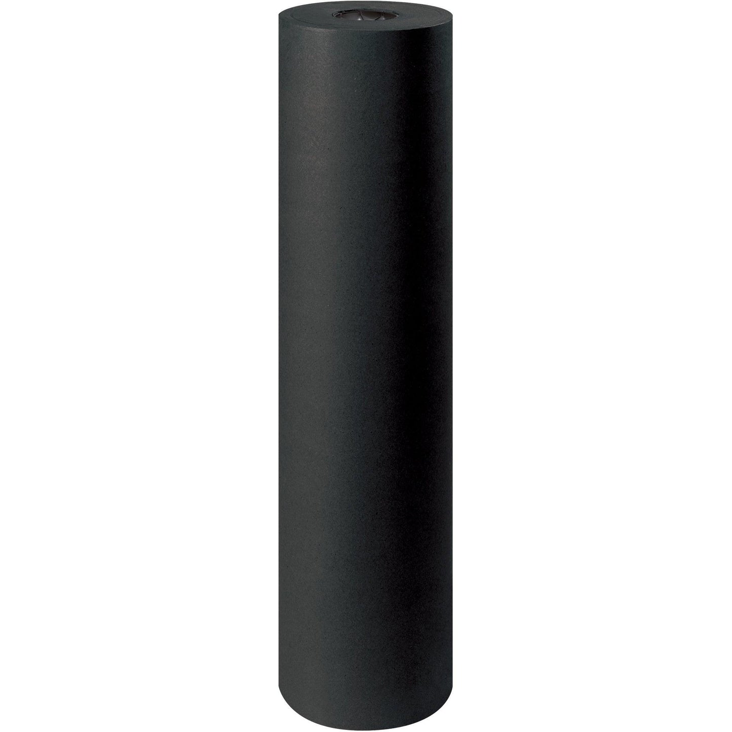 36" - 50 lb. Black Kraft Paper Rolls - KP3650BK