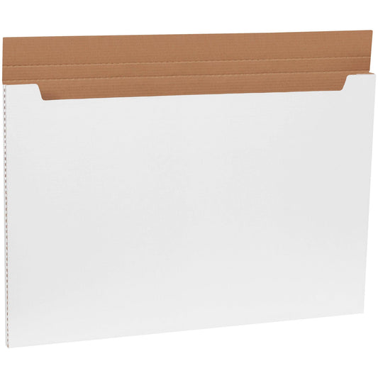 36 x 24 x 1" White Jumbo Fold-Over Mailers - M36241