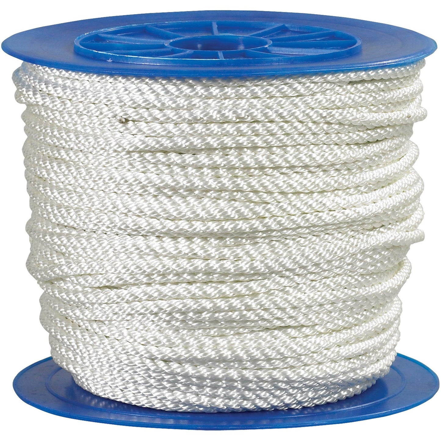 3/8", 3,240 lb, White Twisted Nylon Rope - TWR125