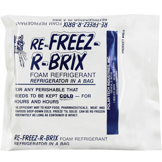 4 1/2 x 4 x 3/4" Re-Freez-R-Brix® Cold Bricks - RB8