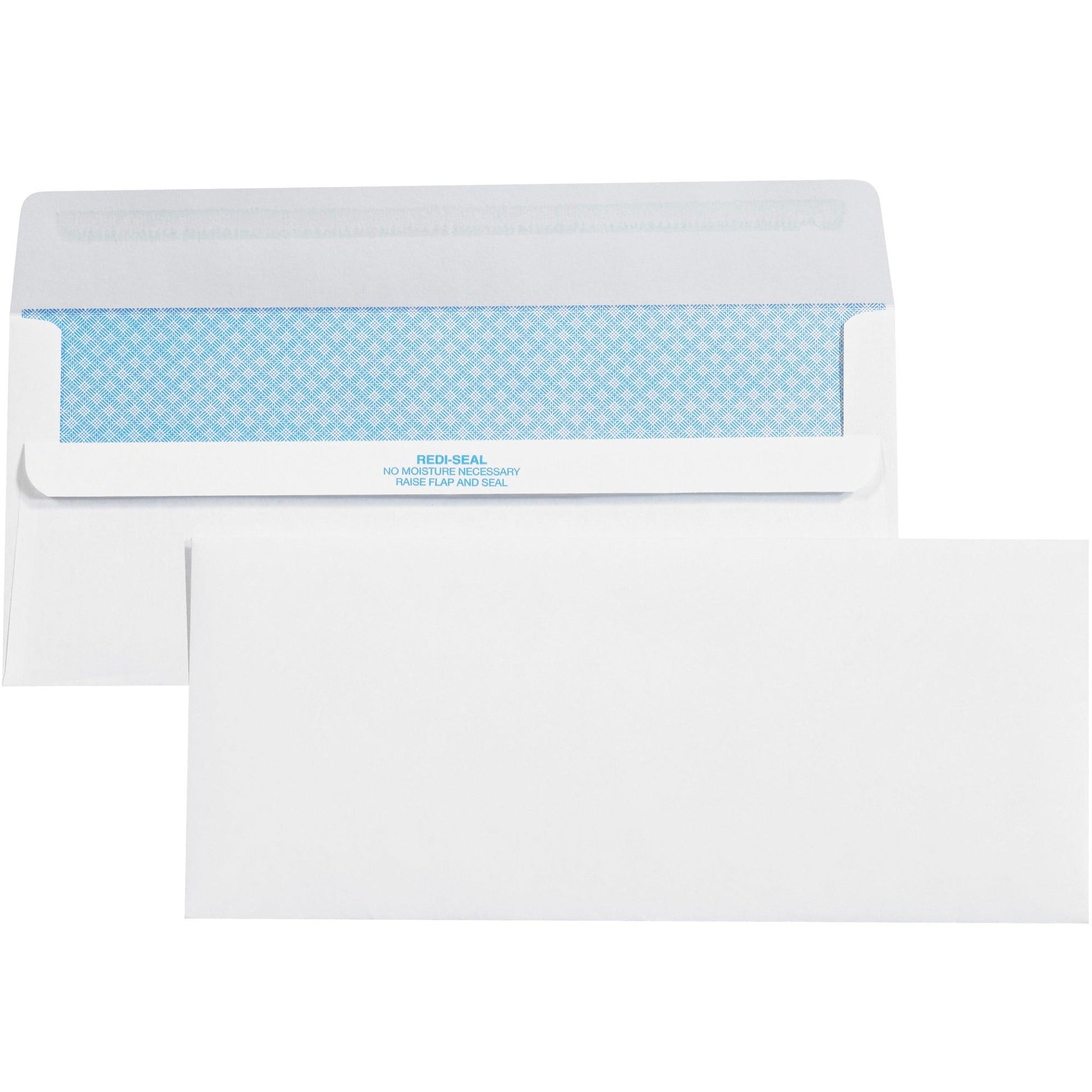 4 1/8 x 9 1/2" - #10 Plain Redi-Seal Business Envelopes with Security Tint - EN1109