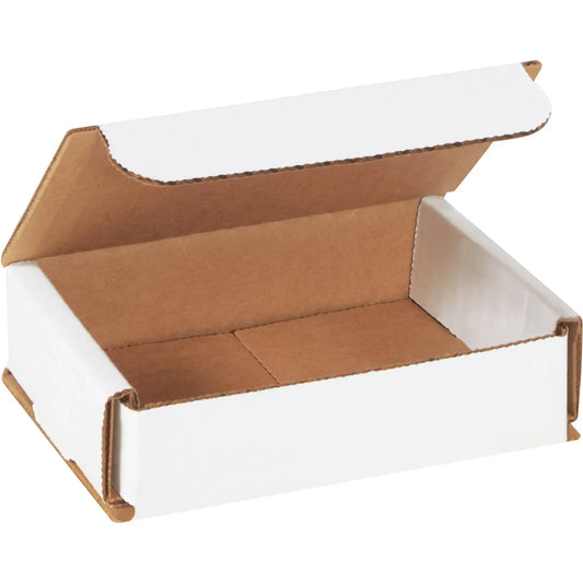 4 x 3 x 1" White Corrugated Mailers - M431 Box Packaging Partner