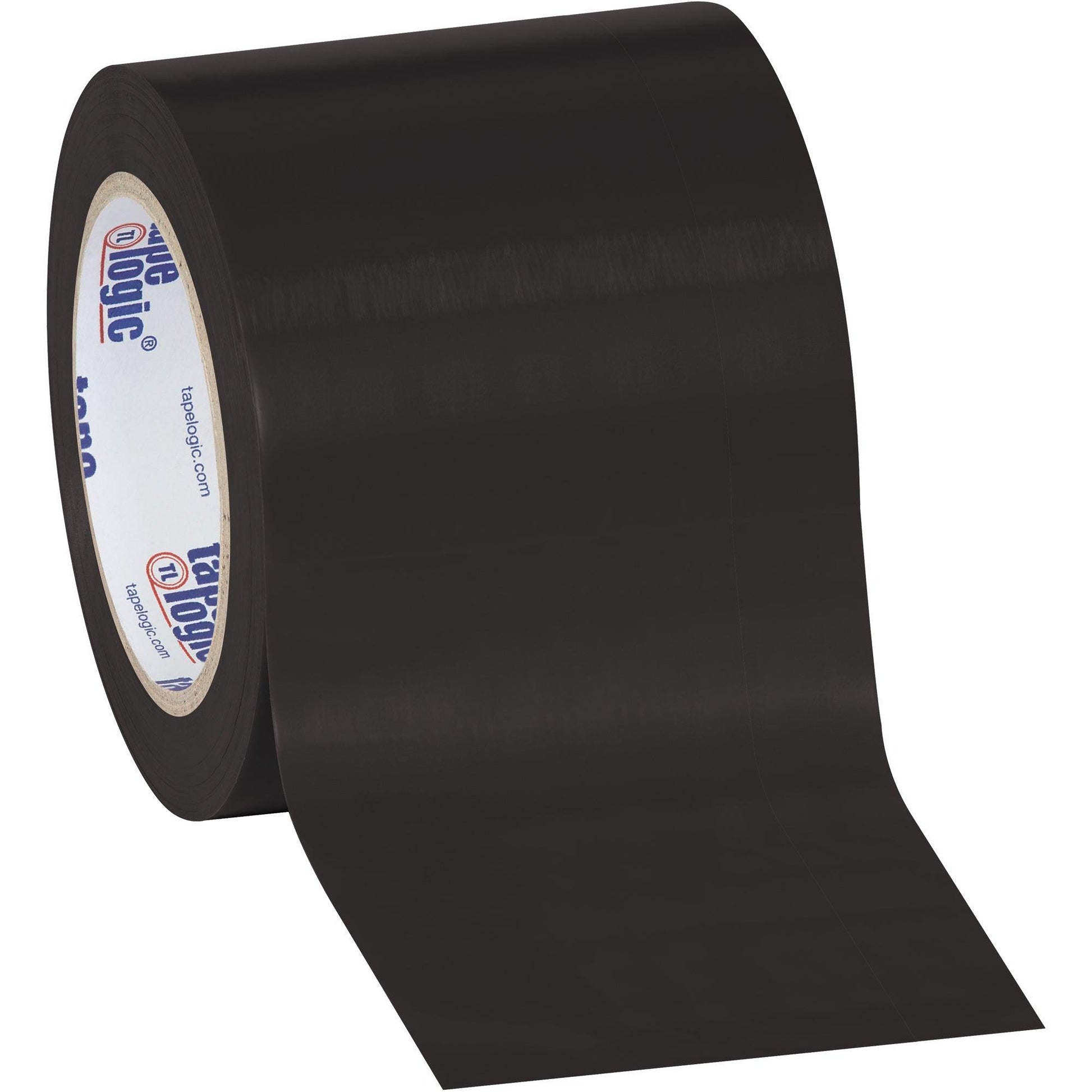 4" x 36 yds. Black Tape Logic® Solid Vinyl Safety Tape - T9436BL