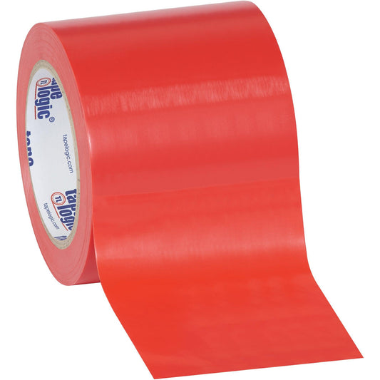 4" x 36 yds. Red (3 Pack) Tape Logic® Solid Vinyl Safety Tape - T94363PKR