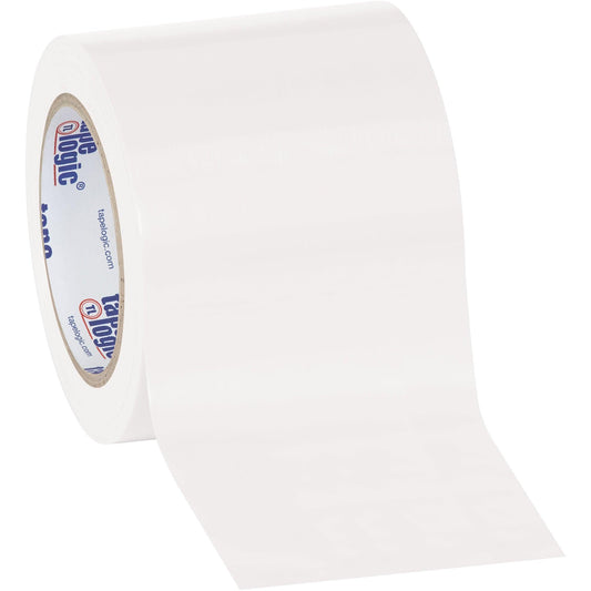 4" x 36 yds. White (3 Pack) Tape Logic® Solid Vinyl Safety Tape - T94363PKW