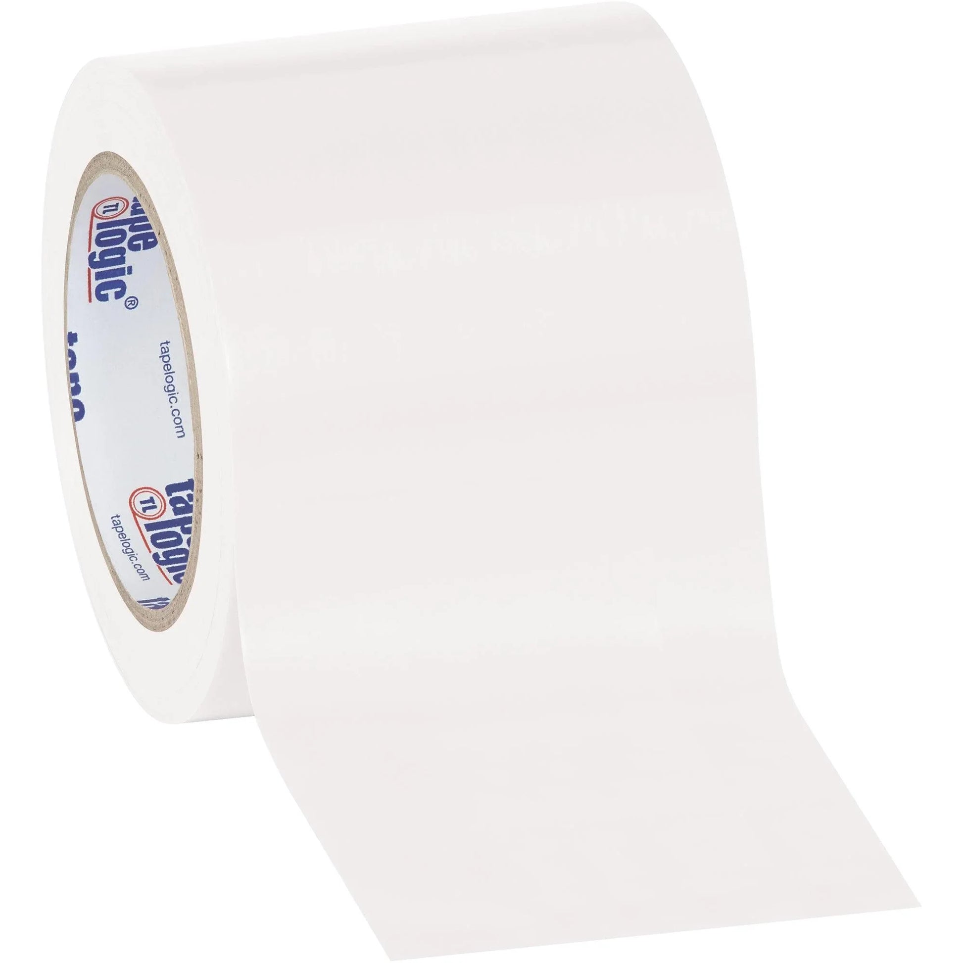 4" x 36 yds. White Tape Logic® Solid Vinyl Safety Tape - T9436W Box Packaging Partner