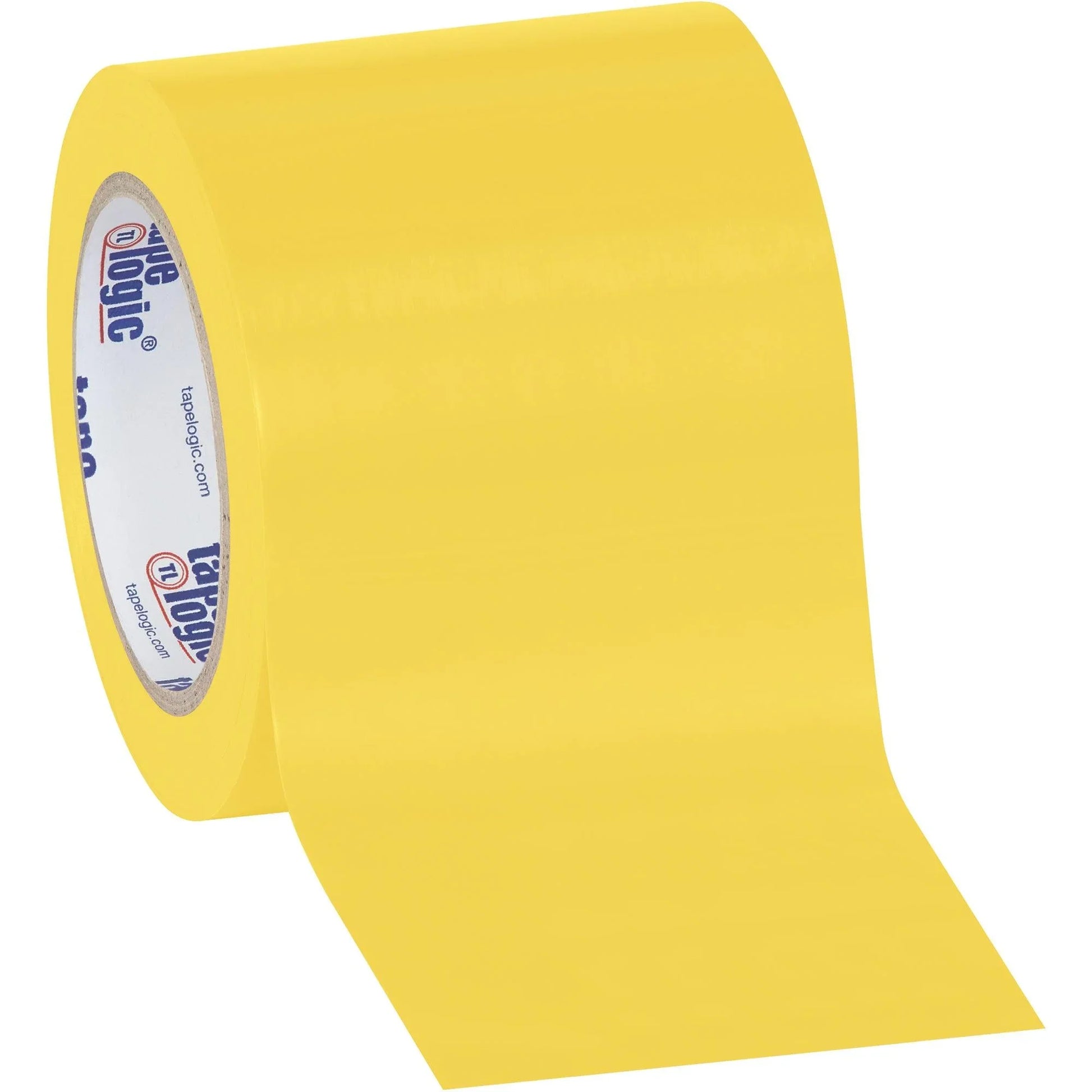 4" x 36 yds. Yellow Tape Logic® Solid Vinyl Safety Tape - T9436Y Box Packaging Partner