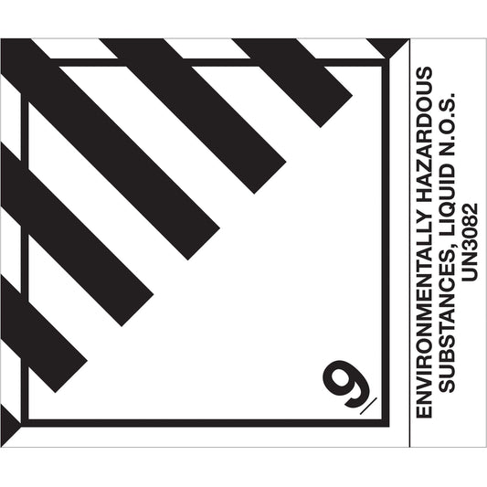 4 x 4 3/4" - "Env Haz Sub, Liquid" Labels - DL518P2