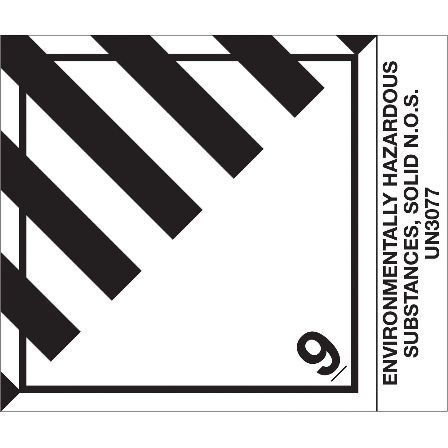 4 x 4 3/4" - "Env Haz Sub, Solid" Labels - DL518P1