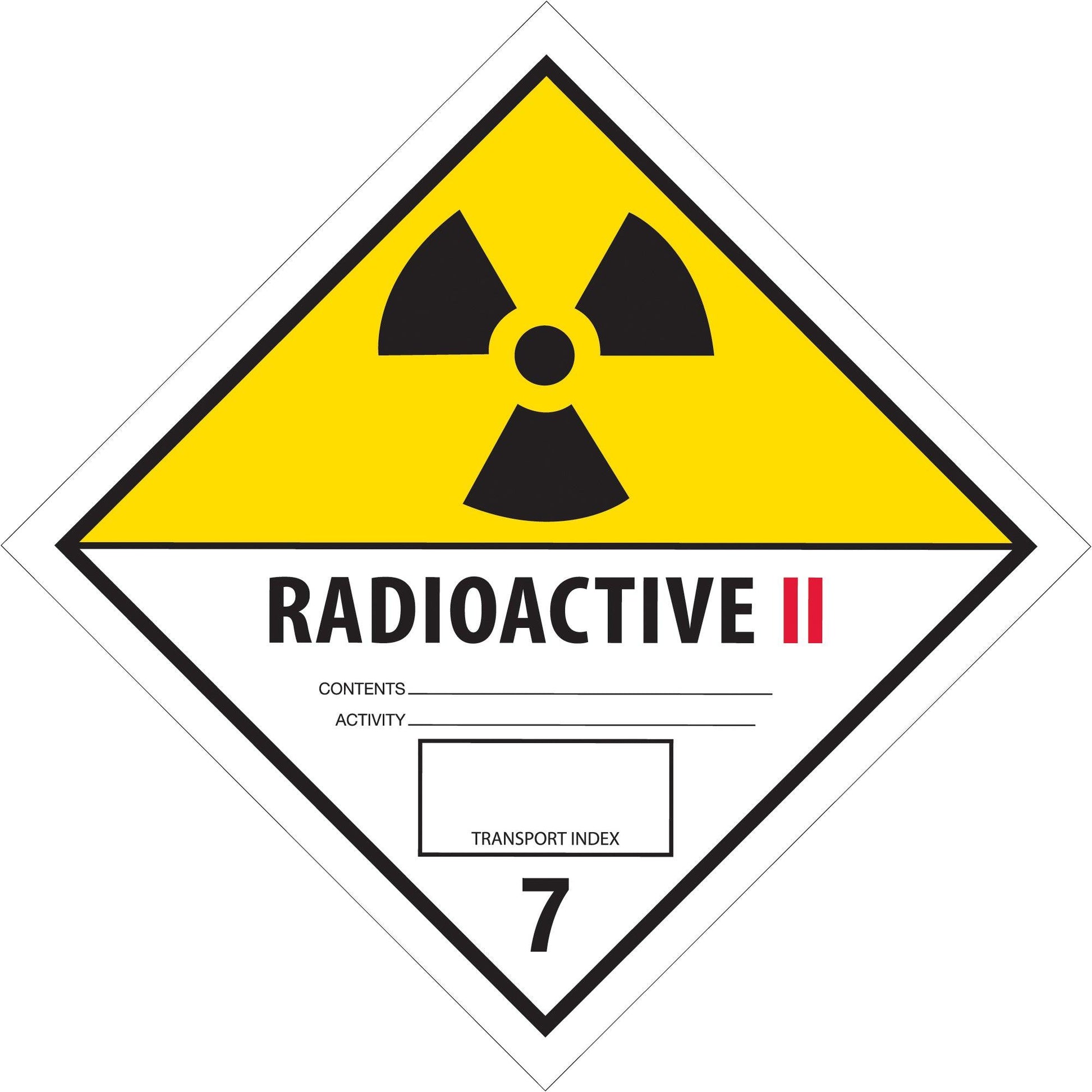 4 x 4" - "Radioactive II" Labels - DL5242