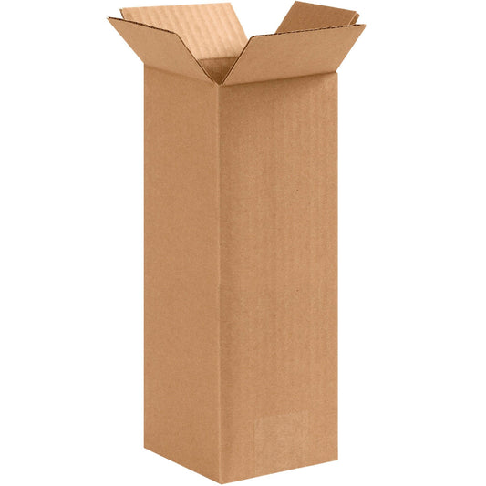 4 x 4 x 10" Tall Corrugated Boxes - 4410