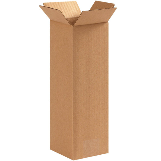 4 x 4 x 12" Tall Corrugated Boxes - 4412