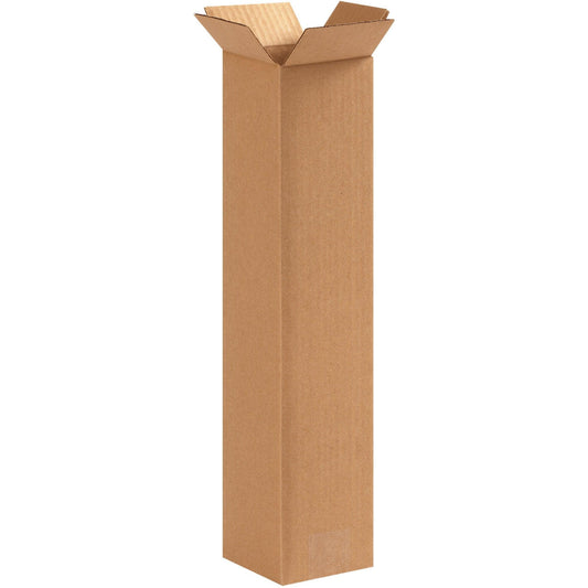 4 x 4 x 18" Tall Corrugated Boxes - 4418 Box Packaging Partner