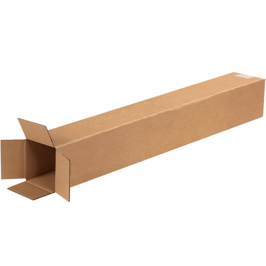 4 x 4 x 28" Tall Corrugated Boxes - 4428