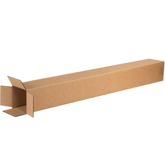 4 x 4 x 40" Tall Corrugated Boxes - 4440