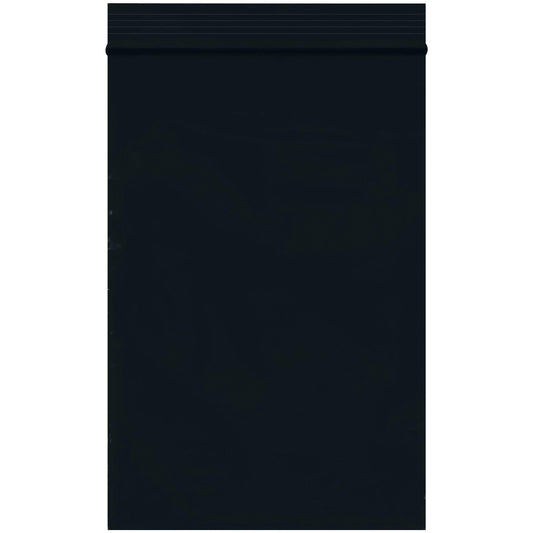 4 x 6" - 2 Mil Black Reclosable Poly Bags - PB3565BK