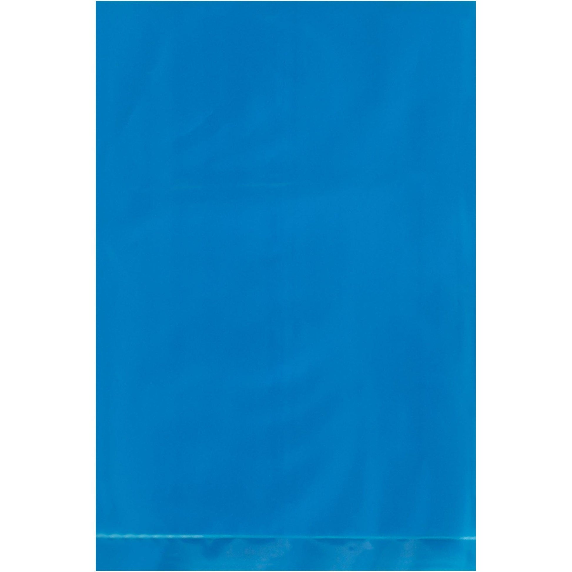 4 x 6" - 2 Mil Blue Flat Poly Bags - PB390BL