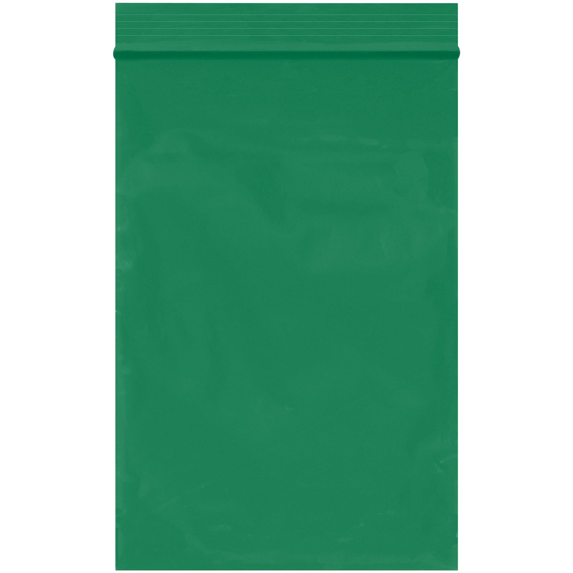 4 x 6" - 2 Mil Green Reclosable Poly Bags - PB3565G