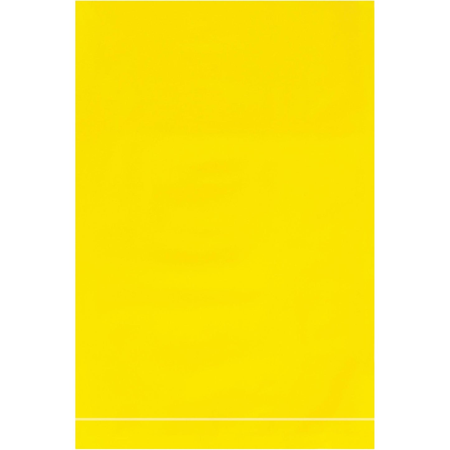 4 x 6" - 2 Mil Yellow Flat Poly Bags - PB390Y