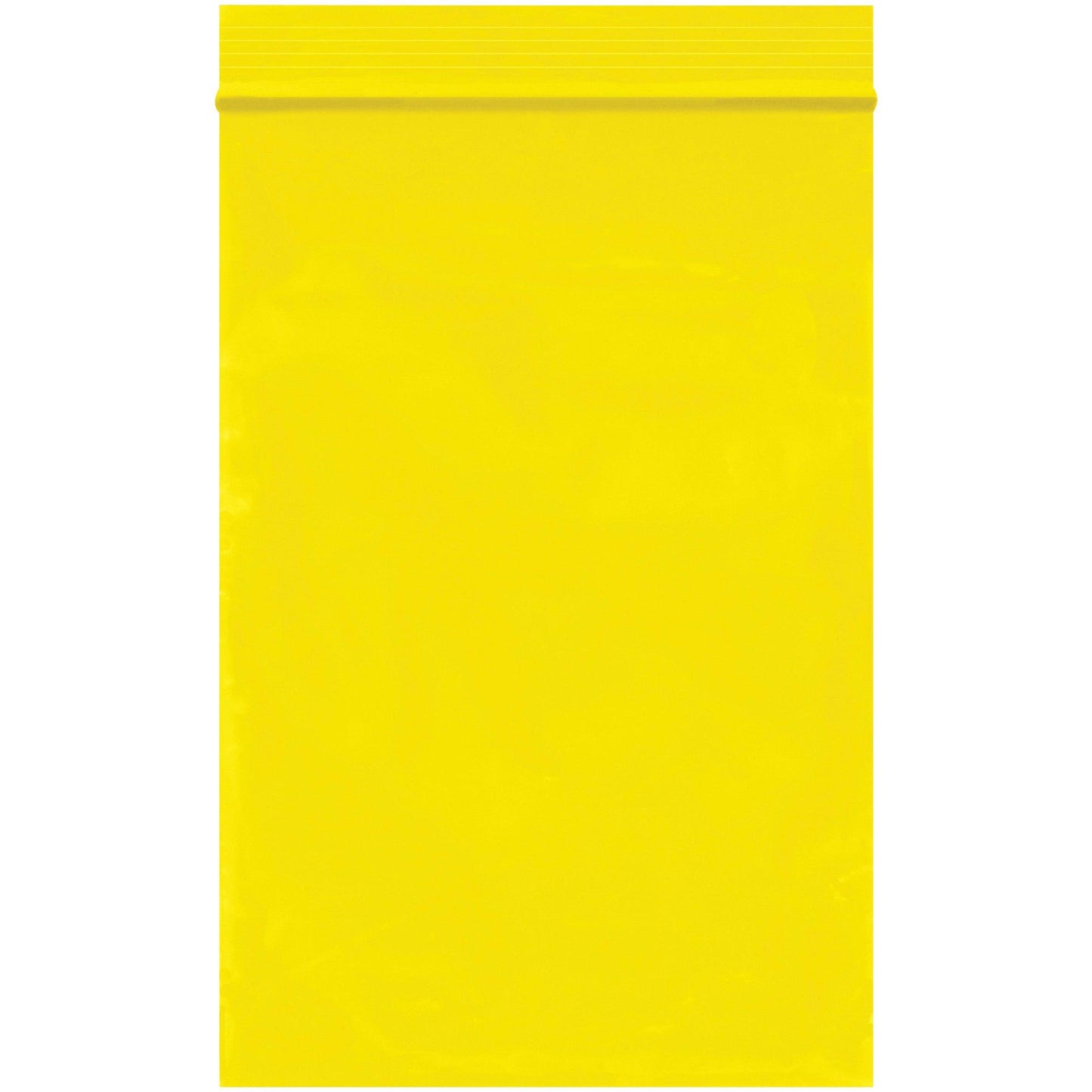 4 x 6" - 2 Mil Yellow Reclosable Poly Bags - PB3565Y