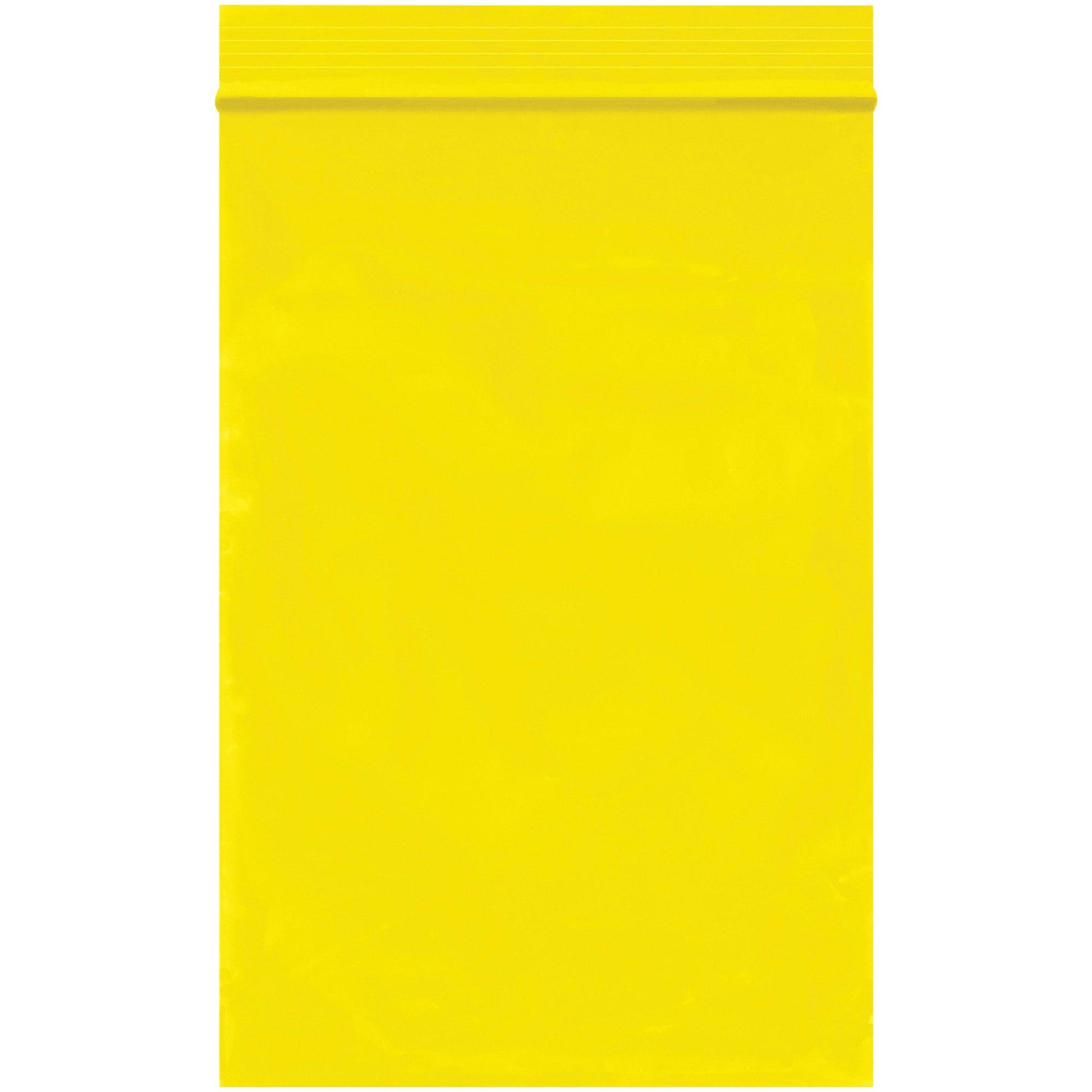 4 x 6" - 2 Mil Yellow Reclosable Poly Bags - PB3565Y