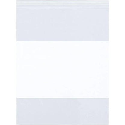 4 X 6 4 Mil White Block Reclosable Poly Bags - RCH0406W Putnam Plastics