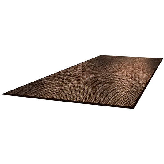 4 x 6' Brown Superior Vinyl Carpet Mat - MAT416BR