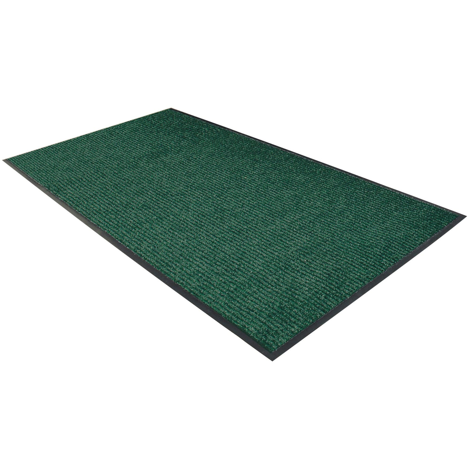 4 x 6' Forest Green Deluxe Vinyl Carpet Mat - MAT385FG