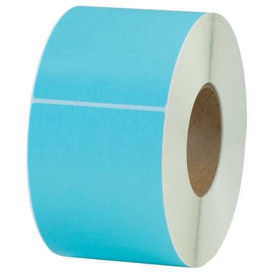 4 x 6" Light Blue Thermal Transfer Labels - THL130BE