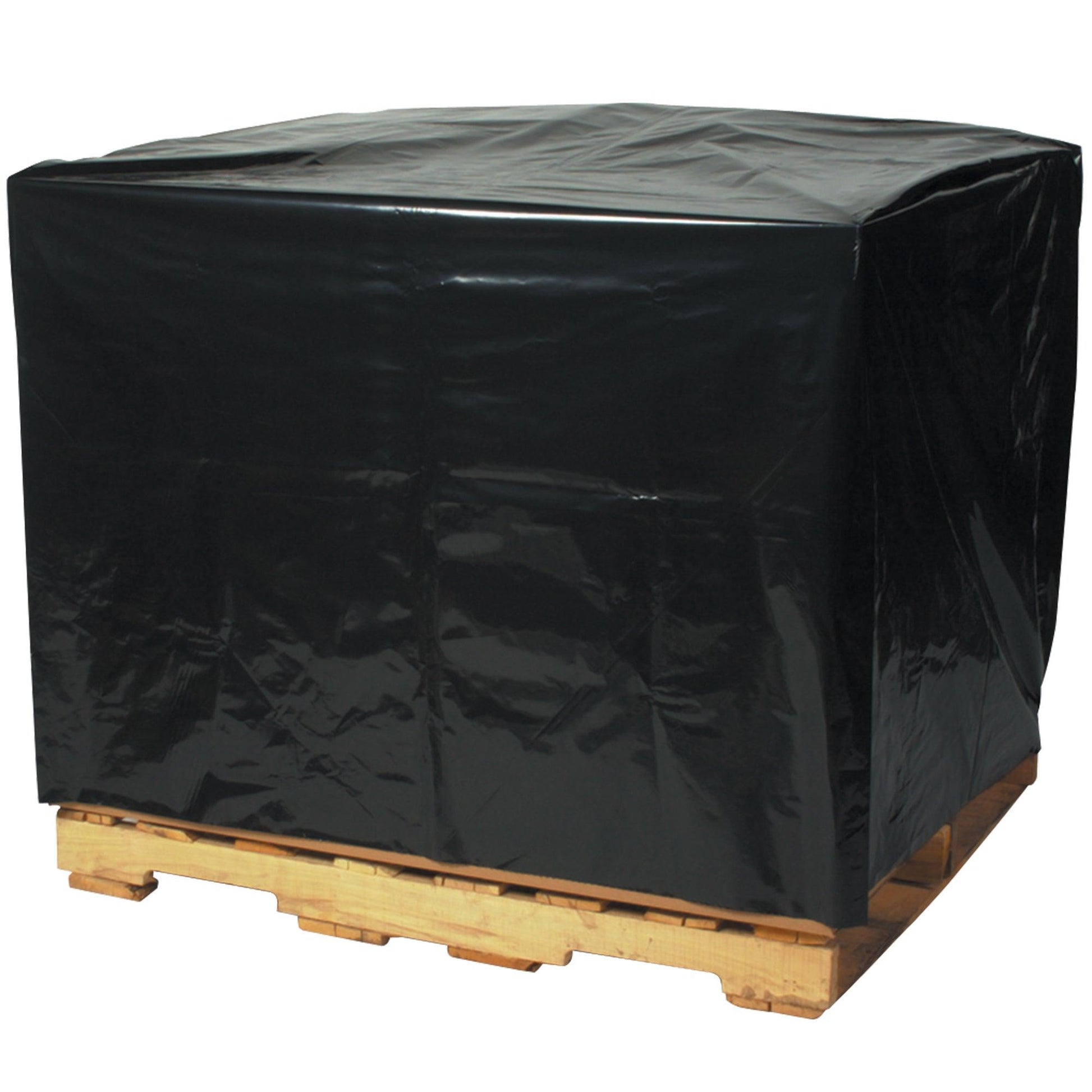 48 x 42 x 66" - 3 Mil Black Pallet Covers - PC165