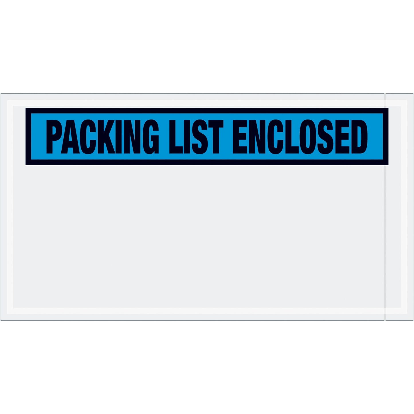 5 1/2 x 10" Blue "Packing List Enclosed" Envelopes - PL431