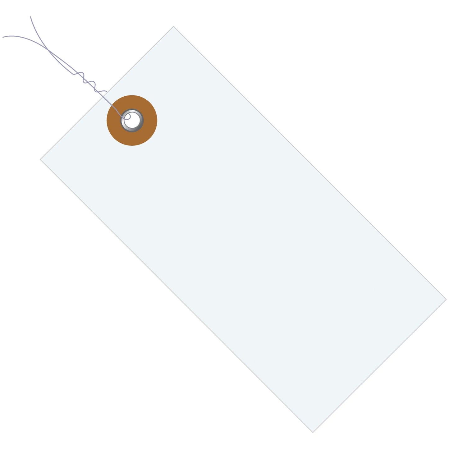 5 1/4 x 2 5/8" Tyvek® Shipping Tags - Pre-Wired - G13063