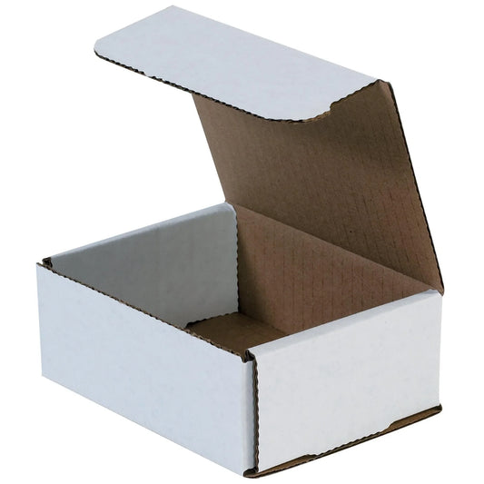 5 x 4 x 2" White Corrugated Mailers - M542 Box Packaging Partner