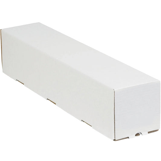 5 x 5 x 25" White Square Mailing Tubes - M5525 Box Packaging Partner